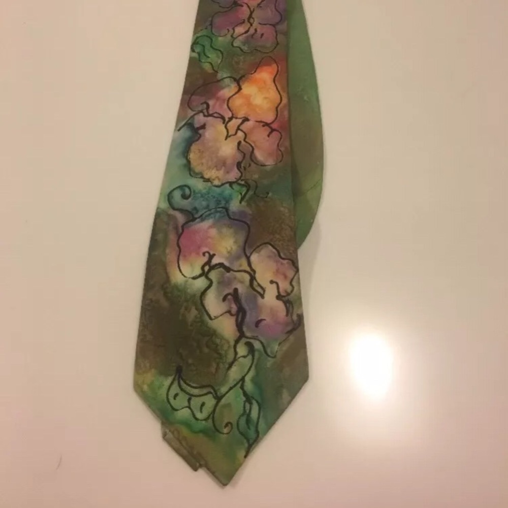 Kathy Robinson Neck Tie 54 inch Rare